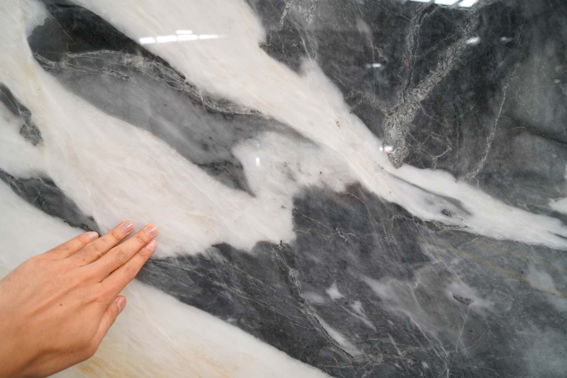 PANDA GREY - KAMER MARBLE